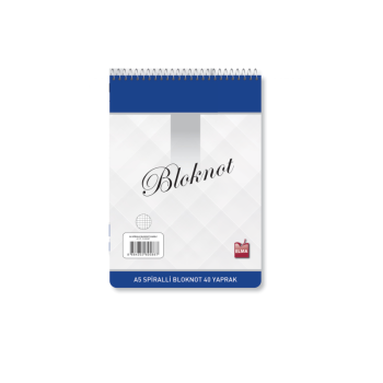 ELMA ELM-084 A5 SPİRALLİ BLOKNOT 40YPRK.DÜZ