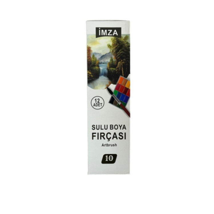 İMZA SULUBOYA FIRÇASI NO:10 12Lİ *120