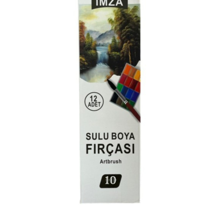 İMZA SULUBOYA FIRÇASI NO:10 12Lİ *120