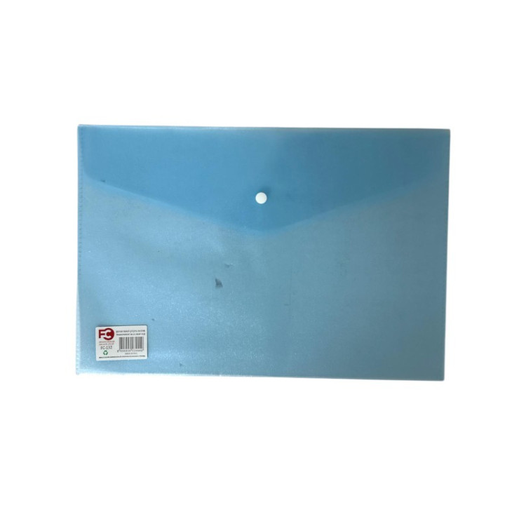 FC ŞEFFAF MAVİ  ÇITÇITLI DOSYA 12Lİ