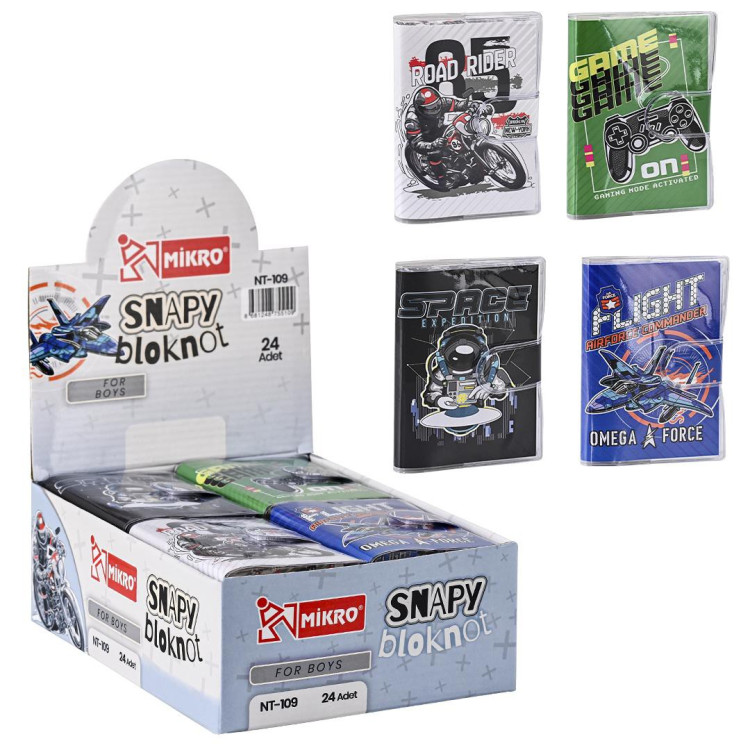 MİKRO NT-109 FOR BOYS NOT DEFTERİ 24LÜ *18