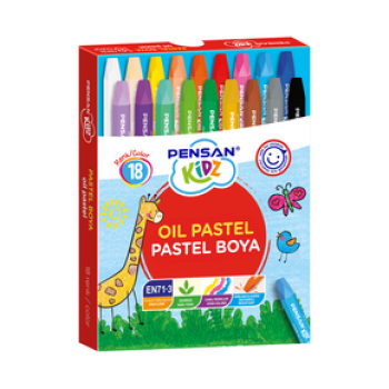 PENSAN KİDZ PASTEL BOYA 18 RENK