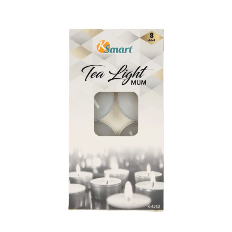 KSMART K-4252 BEYAZ MUM 8Lİ *6