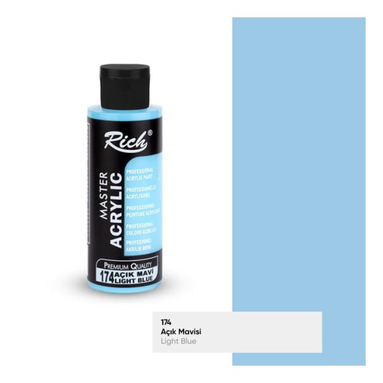 RİCH MASTER AKRİLİK BOYA A.MAVİ 120CC