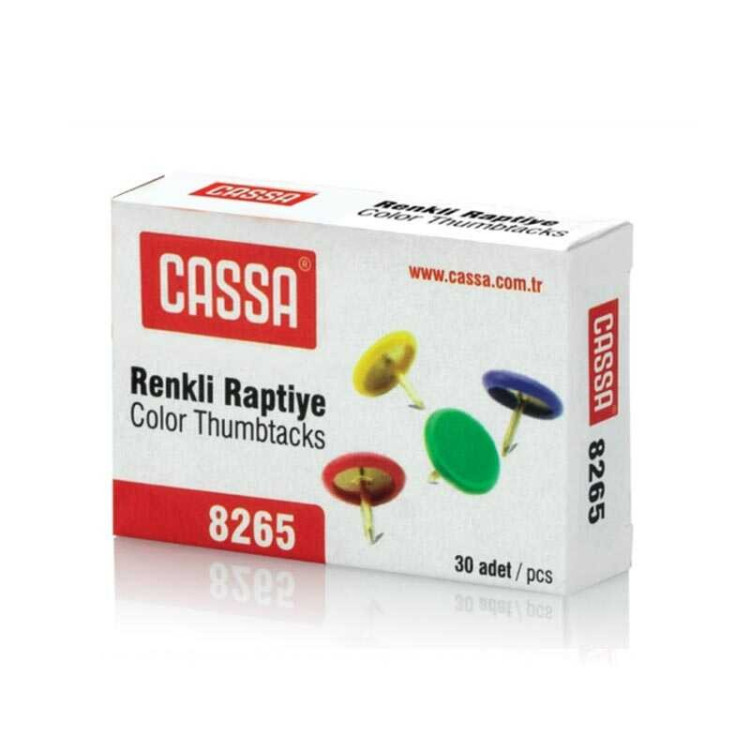 CASSA 8265 PVC KAPLI RAPTİYE KARIŞIK RENK 24 Lü *32