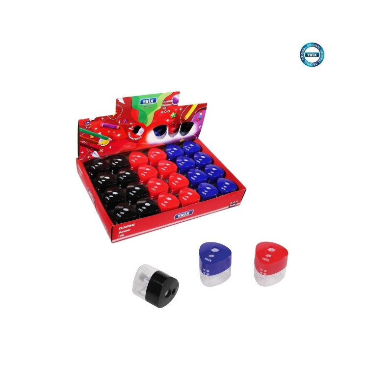 TRİX T-915 HAZNELİ ÜÇGEN KALEMTRAŞ 24 LÜ *30