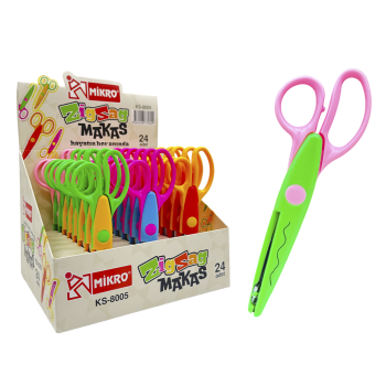 MİKRO KS-8005 ZİGZAK MAKAS 24'LÜ MİKRO KS-8005 ZİGZAK MAKAS 24'LÜ