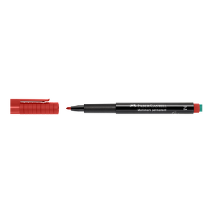FABER CASTEL PERMANENT (M) KIRMIZI 10'LU