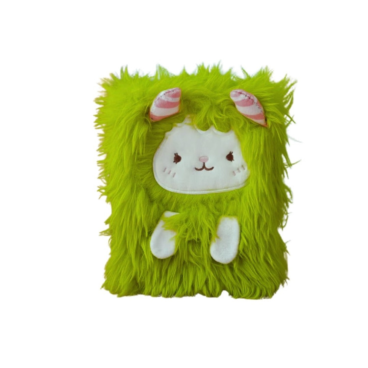 TGB-8206F KEDİLİ PELUŞ KAPAKLI HATIRA DEFTERİ*72