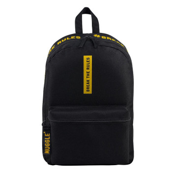 MU-0501 MUGGLE GOOD VİBES SİYAH SIRT ÇANTASI