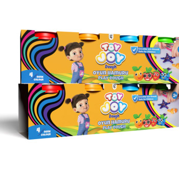 TOY JOY DOUGH 4 RENK OYUN HAMURU *24*****