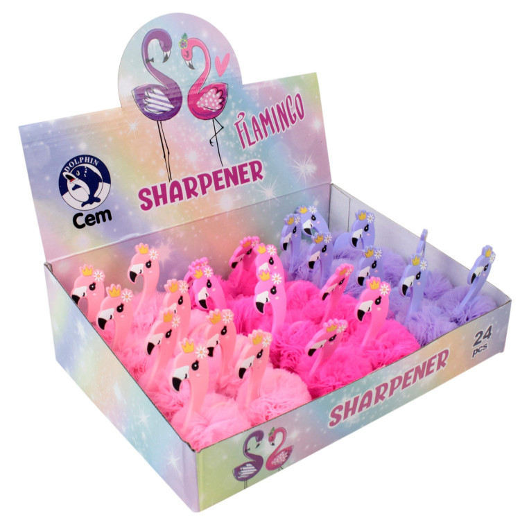 DOLPHIN DLP-SH-430 PELUŞ KALEMTRAŞ FLAMİNGO 24LÜ PAKET