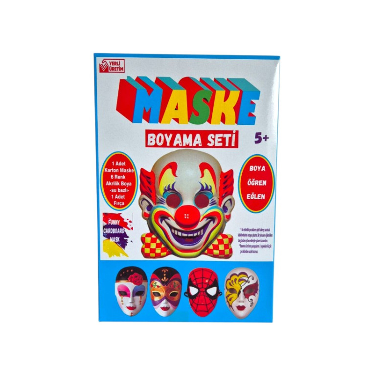 ANADOLU MASKE BOYAMA SETİ*20