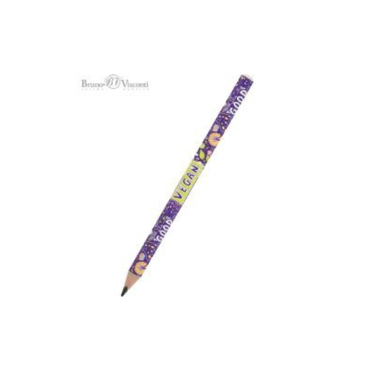 HAPPY GRAPHİX 21-0062-10 JUMBO KURŞUN KALEM 4B 3,5MM VEGAN 30LU