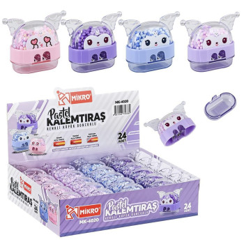 MİKRO MK-4020D BAT CAT ÇİFT BIÇAKLI KALEMTIRAŞ 24'LÜ