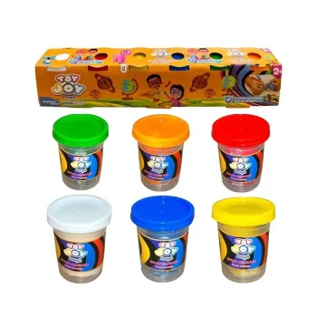 TOY JOY 6 RENK 50GR MİNİ OYUN HAMURU*24***** >