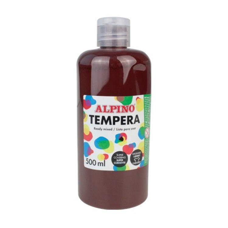 ALPINO DM-030180 TEMPERA SULU BOYA 500ML-KAHVERENGİ
