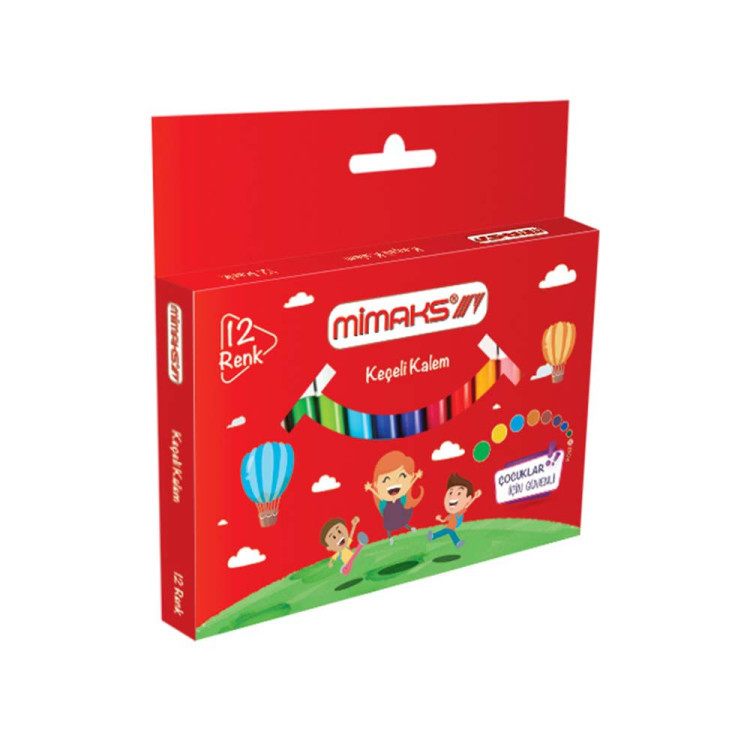 MİMAKS JFY-4513 JUMBO KEÇELİ KALEM 6LI *15
