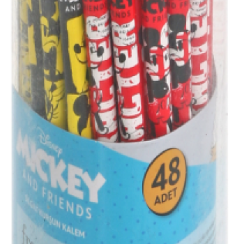 KAMP.OTTO.40840B MINNIE&MICKEY SİLGİLİ KURŞUN KALEM 48'Lİ ^