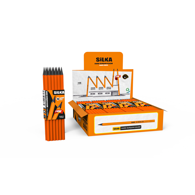SİLKA ART.615 DARK KURŞUN KALEM 144LÜ *12