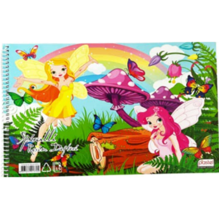 KARTON KPK. RESİM DEFTERİ 17*24 SPİRALLİ  *24 $