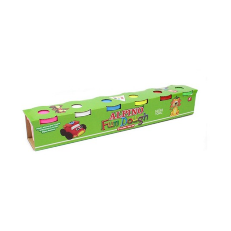 ALPİNO DP000301 6 RENK OYUN HAMURU 100 GR