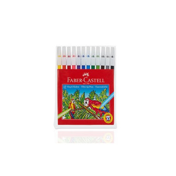 FABER CASTELL 12 RENK YIKANABİLİR KEÇELİ KALEM 12'Lİ PK. FABER CASTELL 12 RENK YIKANABİLİR KEÇELİ KALEM 12'Lİ PK.