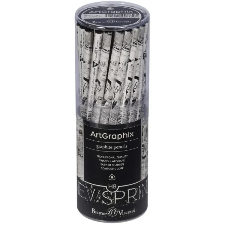 HAPPY GRAPHİX 21-0062-17 JUMBO KURŞUN KALEM 4B 3,5MM GAZETE 30LU PAKET