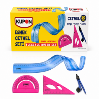 KUPON KFC-01 ESNEK CETVEL SETİ 30CM 24'LÜ *12 KUPON KFC-01 ESNEK CETVEL SETİ 30CM 24'LÜ *12