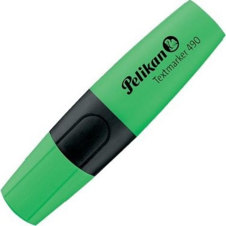 PELİKAN 490 FOSFORLU KALEM YEŞİL 10LU