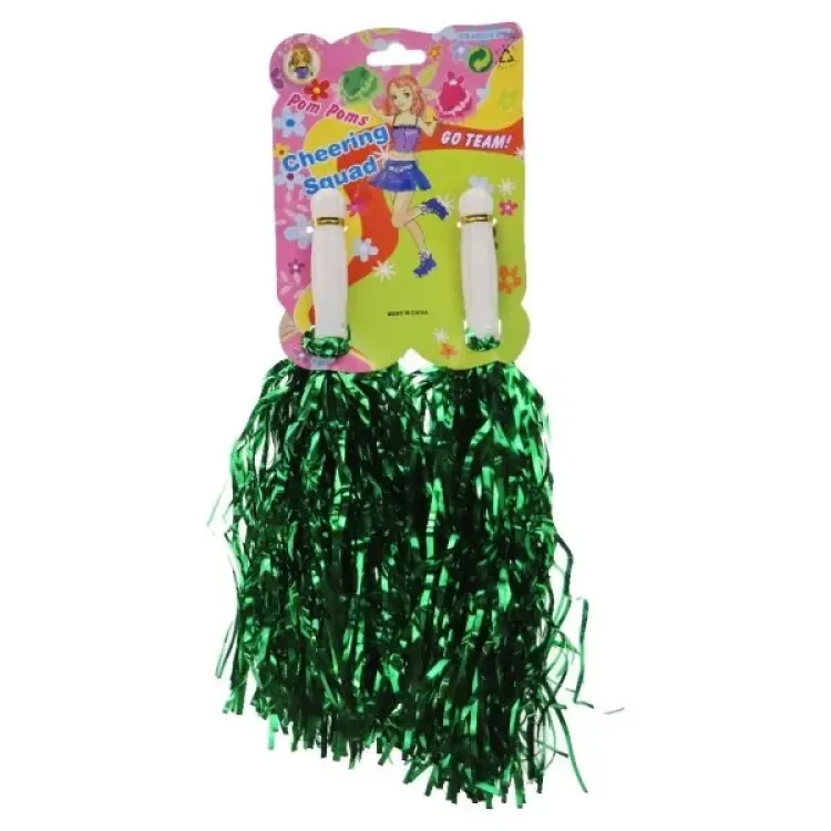 VAGON 4096 ÇİFTLİ KARNAVAL PONPON YEŞİL 12Lİ =