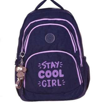 KAUKKO CRAZY SIRT ÇANTASI (NAVY BLUE)