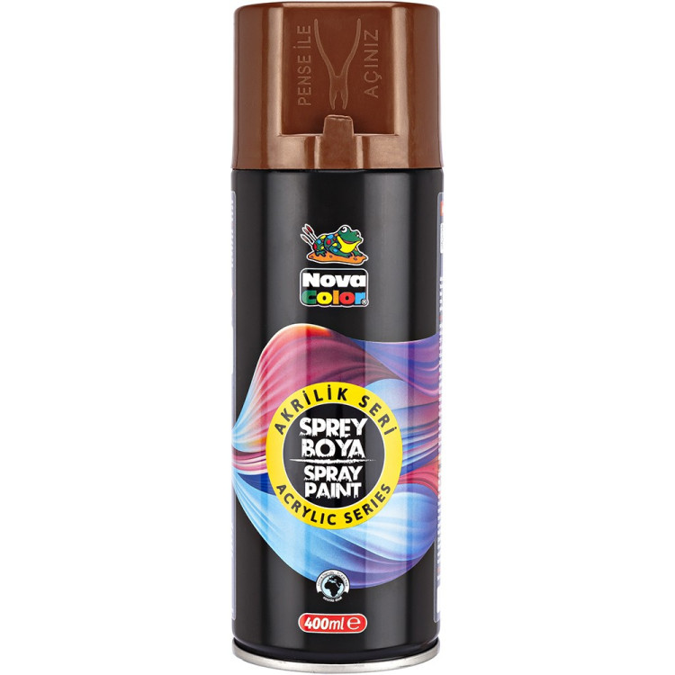 NOVA COLOR AKRİLİK SPREY BOYA 400 ML -BAKIR