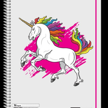 A-4 DAZZLE SPİRALLİ PP (ŞEFFAF) PELLUCİD 4 RENK 96 YP /4