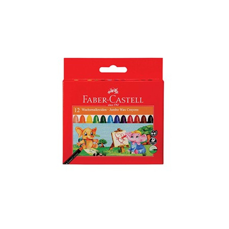 FABER CASTEL SÜPER YIKANABİLİR MUM BOYA 12RENK