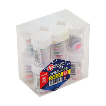 FİXPOİNT P-6553 OYNAR GÖZ RENKLİ 20MM 12'Lİ