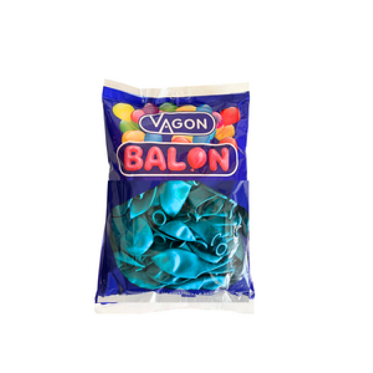 VAGON 8020 A.MAVİ BALON 100'LÜ*30 >