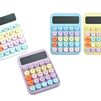 DEXIN MDX-819 RENKLİ  HESAP MAKİNESİ*96