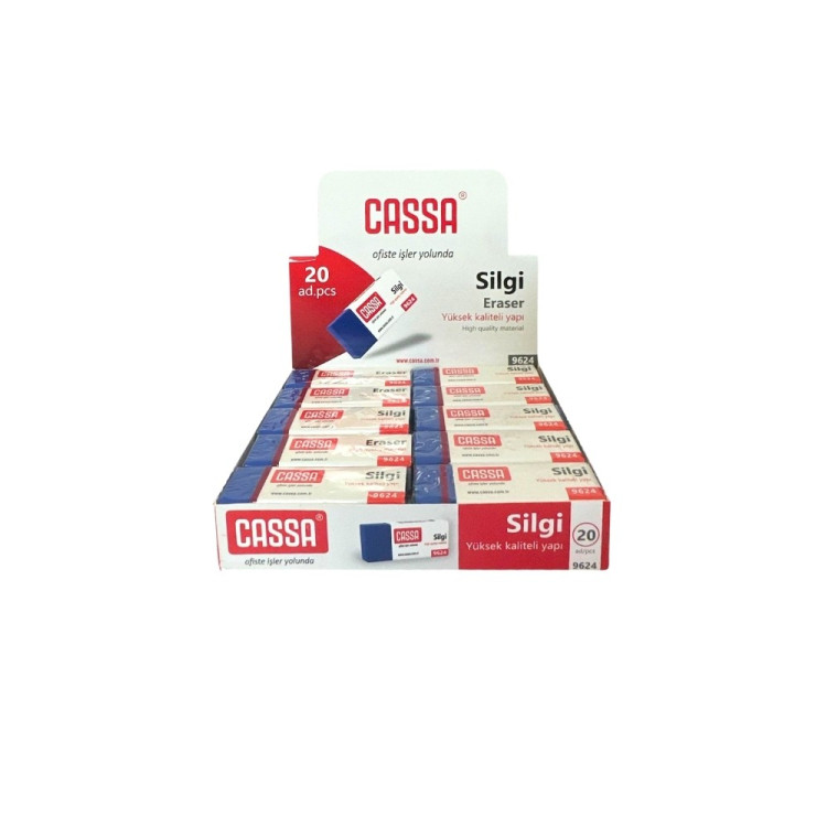 CASSA 9624 SINAV SİLGİSİ 20Lİ PAKET *36 >