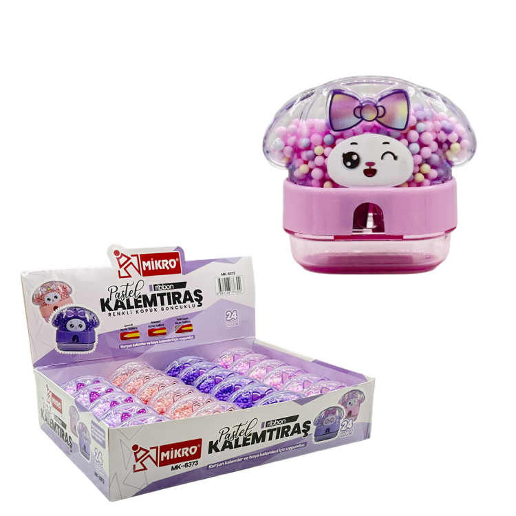 MİKRO MK-6373 KALEMTIRAŞ KURDELELİ 24LÜ