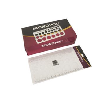 MONOPOL 1610 DAİRE ŞABLONU 24'LÜ *20