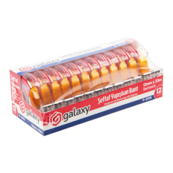 GALAXY P-5310 ŞEFFAF YAPIŞKAN BANT KESİCİ 12'Lİ
