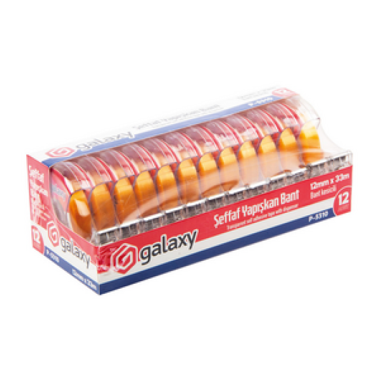 GALAXY P-5310 ŞEFFAF YAPIŞKAN BANT KESİCİ 12'Lİ