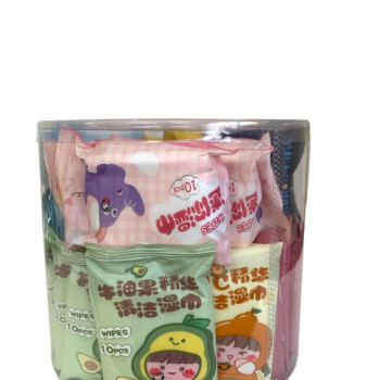 VAGON 9517 ISLAK MENDİL 40'LI *16 >