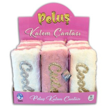DOLPHIN PC-581 PELUŞ KALEM ÇANTASI 18'Lİ