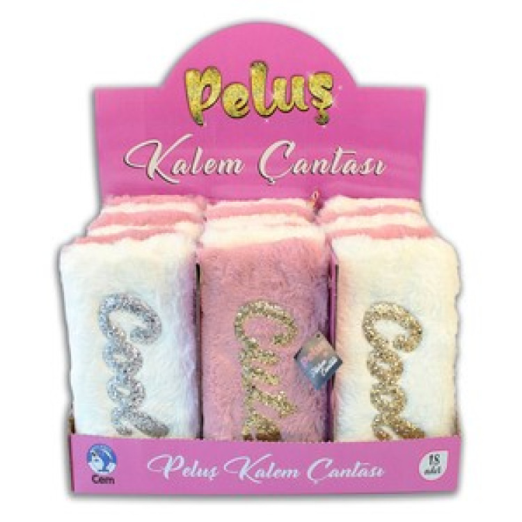 DOLPHIN PC-581 PELUŞ KALEM ÇANTASI 18Lİ