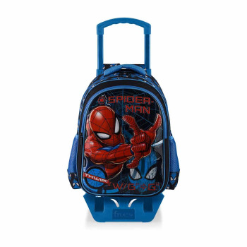 SPIDERMAN ÇEKÇEKLİ İLKOKUL ÇANTASI SALTO TECH W2 ^