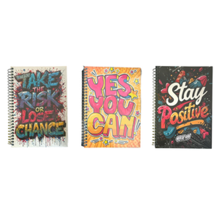 DEFFTER 17X24 DESENLİ SERT KAPAK SP.100 YPR. KARELİ-DEFTER >