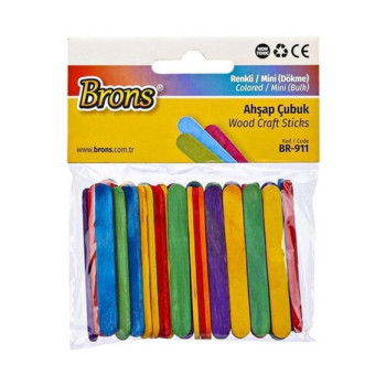 BRONS BR-903 DİL ÇUBUĞU RENKLİ 50'Lİ *100