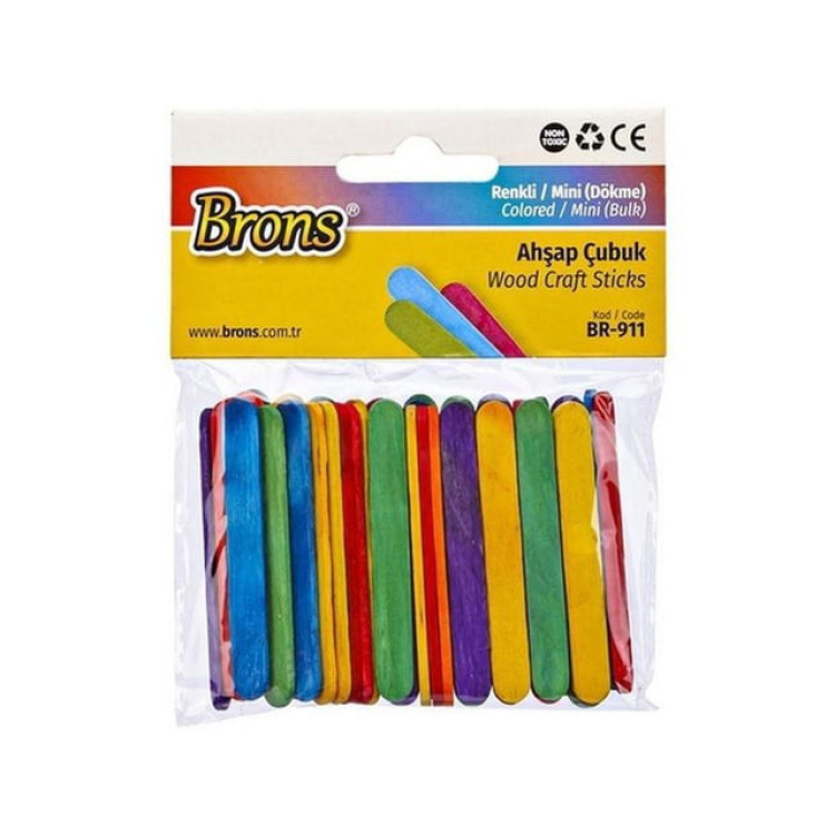 BRONS BR-903 DİL ÇUBUĞU RENKLİ 50'Lİ *100